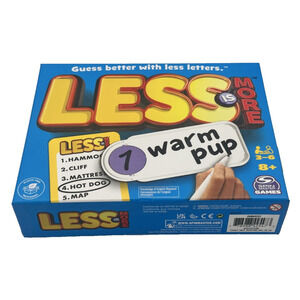 Spin Master Party Games-Less Is More Word Guessing Game Kids Ages 8 Plus